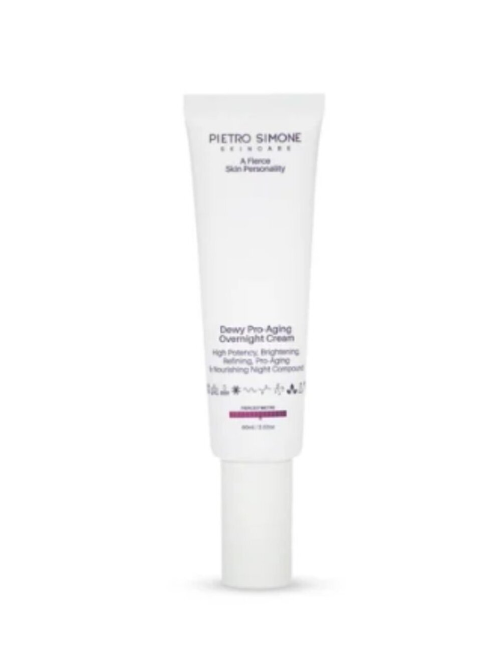 NWT Pietro Simone Skincare Dewy Pro-Aging Overnight Cream 60ml / 2.02oz